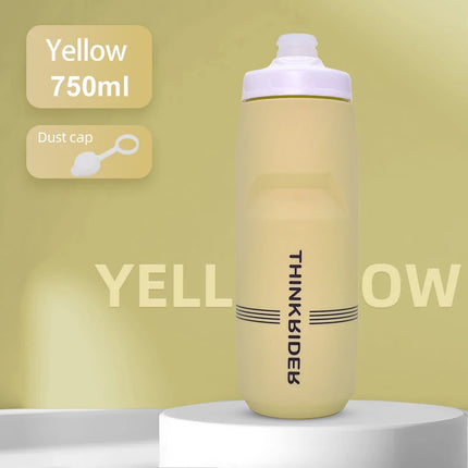 ThinkRider Bicycle Water Bottle  Large Capacity, Plastic, Portable, for MTB & Road Cycling