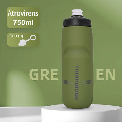 ThinkRider Bicycle Water Bottle  Large Capacity, Plastic, Portable, for MTB & Road Cycling