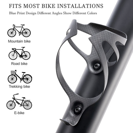 3K Carbon Fiber Bicycle Water Bottle Cage