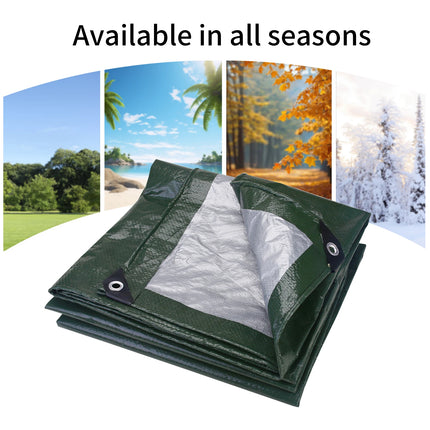 Large waterproof tarp for camping, outdoor shade sail, ultralight garden canopy.