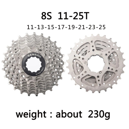 SENSAH Road Bike Cassette for 8/9/10/11 Speed, Compatible with HG Hub