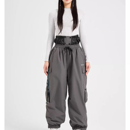 Alpine Ski Pants for Men and Women, Windproof, Waterproof, Warm, Snow, Snowboard, Outdoor Sports, Winter