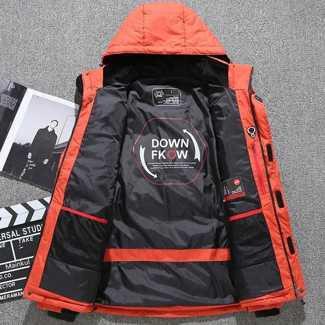 New Ski Suit Men Thermal Winter Windproof Ski Jacket & Bibs Pants Set