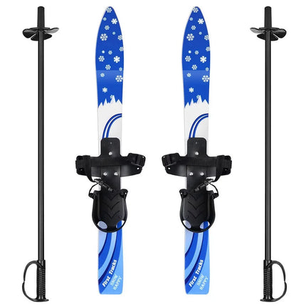 Лыжи Primary Ski Double Board Children's Plastic Snowboard Outdoor Snow Leisure Sports Supplies Sled горные лыжи