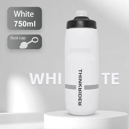 ThinkRider Bicycle Water Bottle  Large Capacity, Plastic, Portable, for MTB & Road Cycling