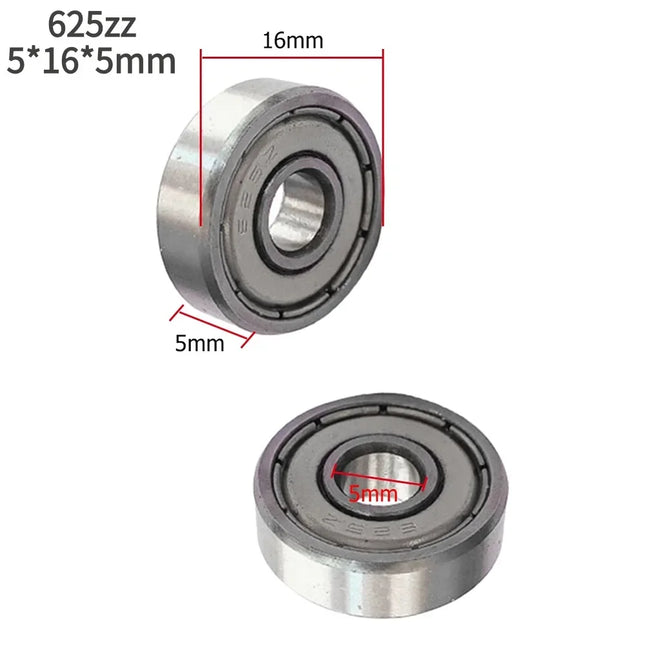 10-300pcs Ball Bearings Deep Groove Carbon Steel For Skateboard Roller Skate Bearings