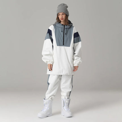 Searipe Warm Ski Suit Women Men Waterproof Windproof Couple Snowboarding Jacket Pants Set Female Snow Costumes Outdoor Unisex