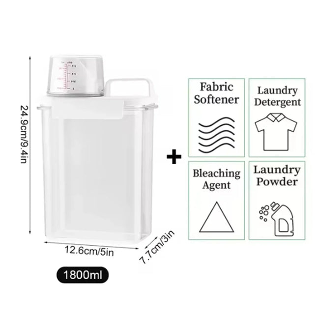 2300ml Airtight Laundry Detergent Storage Container