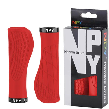 MTB Rubber Lock-On Bicycle Grips  Shockproof & Anti-Slip