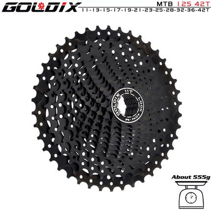 GOLDIX MTB Cassette 8/9/10/11/12 Speed 40-50T for Shimano/SRAM
