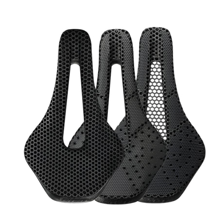 RYET 3D Printed Ultralight Carbon Saddle  Hollow, Comfortable Cushion for MTB & Road Racing