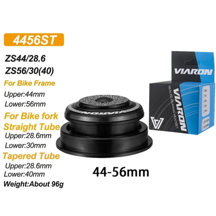 MTB Road Bike Internal Thread-less Headset SEMI-INTEGRATED CNC Headset 1 1/8"-1 1/2" Sealed Bearing Straight Tapered Fork Headset