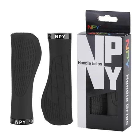 MTB Rubber Lock-On Bicycle Grips  Shockproof & Anti-Slip