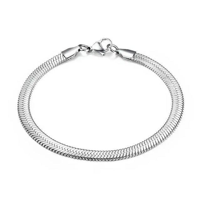 Stainless Steel Snake Chain Bracelet