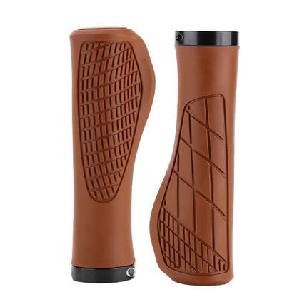 MTB Shockproof Anti-Slip Lockable Bicycle Grips  Ergonomic Rubber Ball Handle