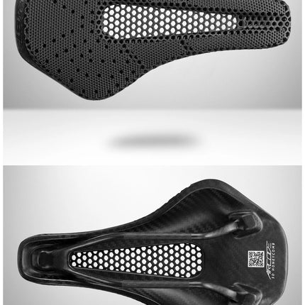 RYET 3D Printed Ultralight Carbon Saddle  Hollow, Comfortable Cushion for MTB & Road Racing