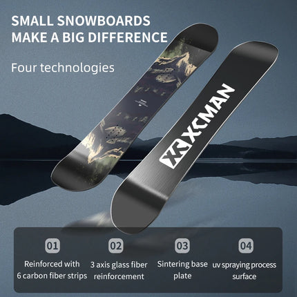 Retro Gray and White Professional Snowboard High-Quality Beginner High-End Player All-Round Male and Female Adult Figure Ski Equipment Park Flat Snow Equipment Young People