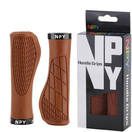 MTB Rubber Lock-On Bicycle Grips  Shockproof & Anti-Slip