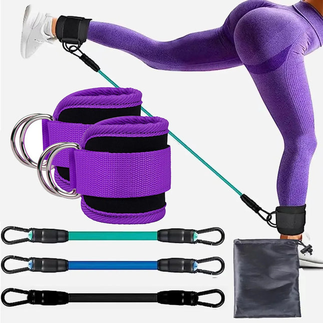 Ankle Strap Resistance Bands for Hip and Leg Strength Training
