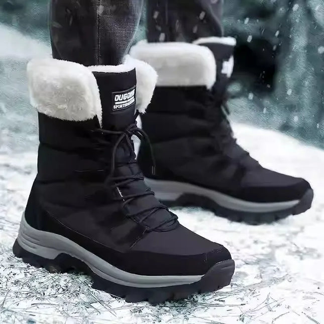 Cold-Resistant Minus 40 Degree Fur Integrated Snow Boots Men's Travel Equipment Winter Non-Slip Thickeneded Warm Shoes Cotton Boots Women's Boots
