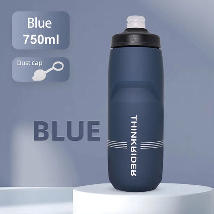 ThinkRider Bicycle Water Bottle  Large Capacity, Plastic, Portable, for MTB & Road Cycling