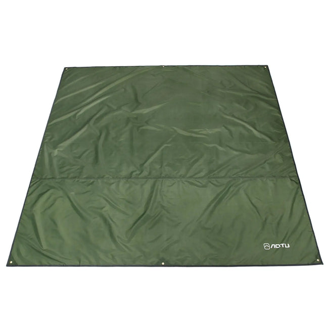 Waterproof camping tent tarp and hammock rain fly, serving as a footprint