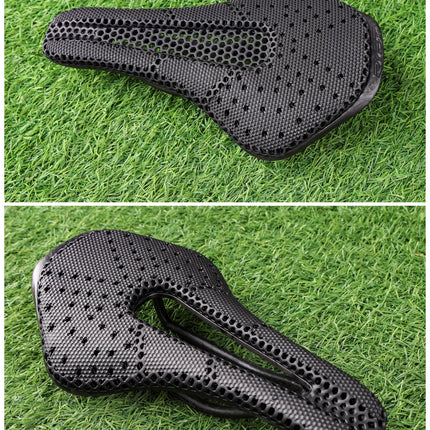 RYET 3D Printed Ultralight Carbon Saddle  Hollow, Comfortable Cushion for MTB & Road Racing