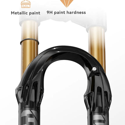 TANKE MTB Bike Fork  120mm Travel, Rebound Adjustable, Quick Release