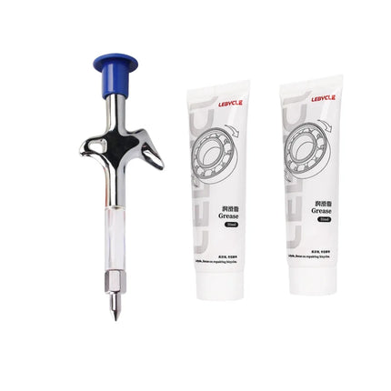 Aluminum Grease Gun  MTB Bike Bearing & Hub Lubricant Syringe