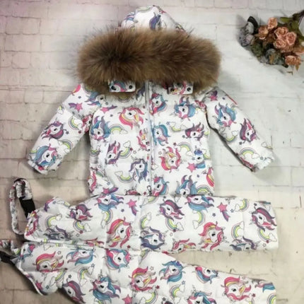 Children 's Wear Down Jacket Д е т с seem и й seem о м б и н е з о н н а п х Children Ski Suit