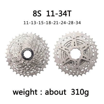 SENSAH Road Bike Cassette for 8/9/10/11 Speed, Compatible with HG Hub