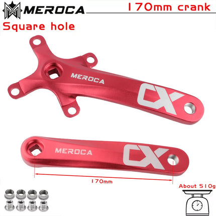 MEROCA CX Square Hole Bicycle Crankset