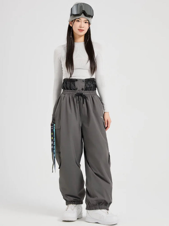 Alpine Ski Pants for Men and Women, Windproof, Waterproof, Warm, Snow, Snowboard, Outdoor Sports, Winter