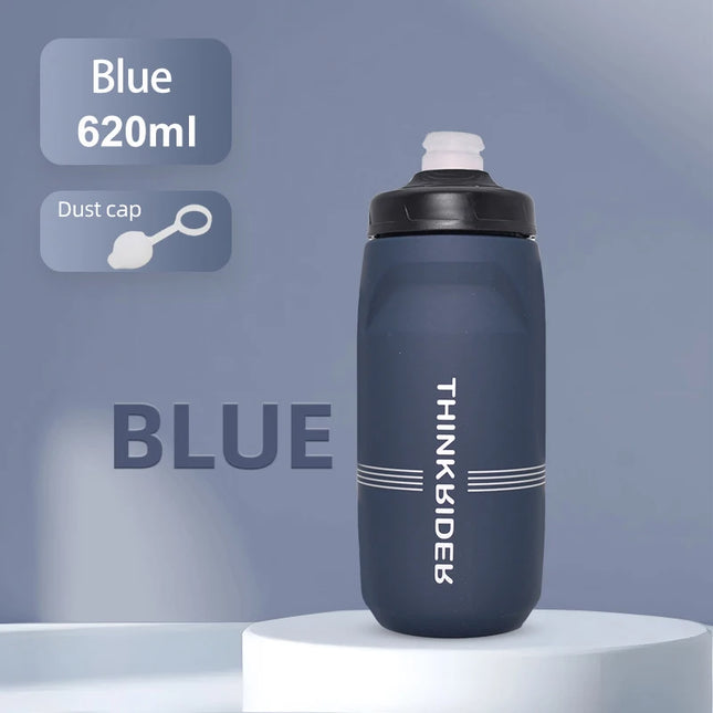 ThinkRider Bicycle Water Bottle  Large Capacity, Plastic, Portable, for MTB & Road Cycling