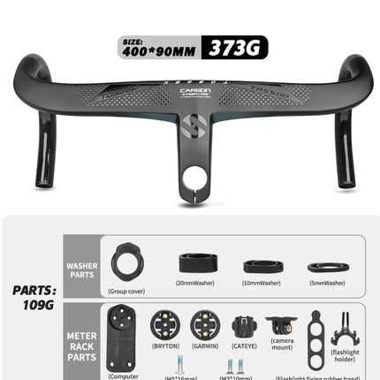 TOSEEK T800 Carbon Integrated Road Handlebar