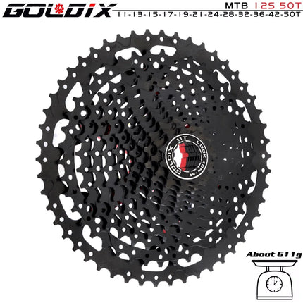 GOLDIX MTB Cassette 8/9/10/11/12 Speed 40-50T for Shimano/SRAM