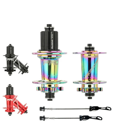 HASSNS PRO7 MTB Rear Hub 32/36 Holes Bearing Freehub with Quick Release, 6 Pawl, 7-12 Speed