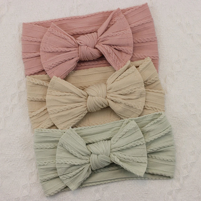 Baby Girl Headbands Set with Bows