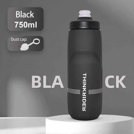 ThinkRider Bicycle Water Bottle  Large Capacity, Plastic, Portable, for MTB & Road Cycling