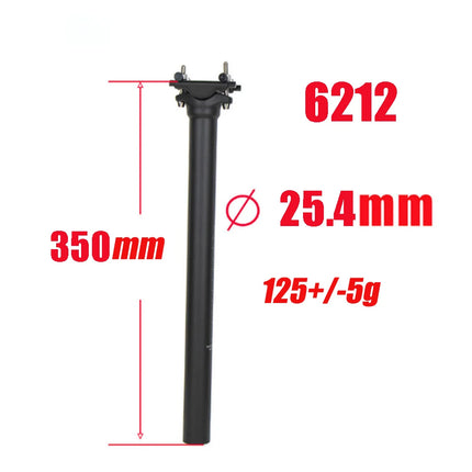 T800 Carbon Fiber Bicycle Seat Post - 27.2/31.6mm, 300/350/400mm, 125g with Titanium Screws