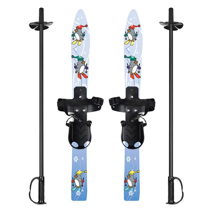 Лыжи Primary Ski Double Board Children's Plastic Snowboard Outdoor Snow Leisure Sports Supplies Sled горные лыжи