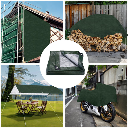 Large waterproof tarp for camping, outdoor shade sail, ultralight garden canopy.