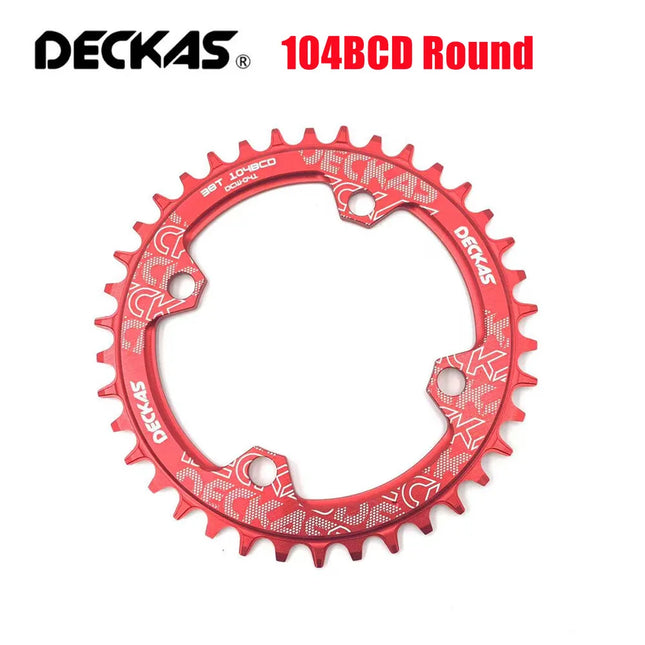Deckas 104BCD Oval/Round Wide Narrow Chainring MTB 32T-52T Crankset