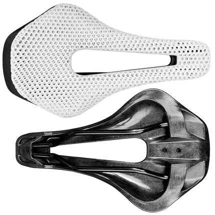 RYET 3D Printed Ultralight Carbon Saddle  Hollow, Comfortable Cushion for MTB & Road Racing