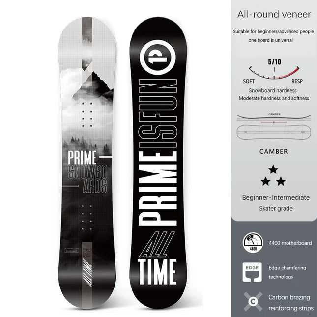 2024 Customized New Men's And Women's Snowboard Equipment Carbon Fiber Snowboard Snowboard All-round Board