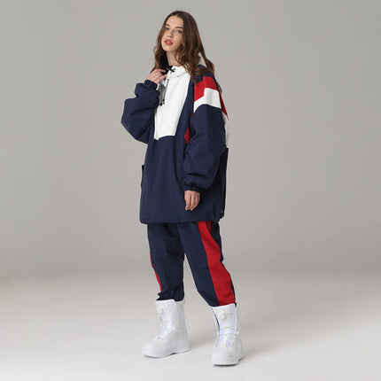 Searipe Warm Ski Suit Women Men Waterproof Windproof Couple Snowboarding Jacket Pants Set Female Snow Costumes Outdoor Unisex