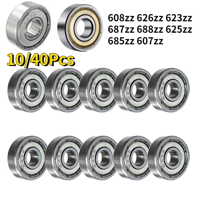 Miniature Ball Bearings for Skateboard, Scooter, 3D Printers