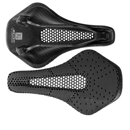 RYET 3D Printed Ultralight Carbon Saddle  Hollow, Comfortable Cushion for MTB & Road Racing