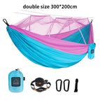 double blue pink