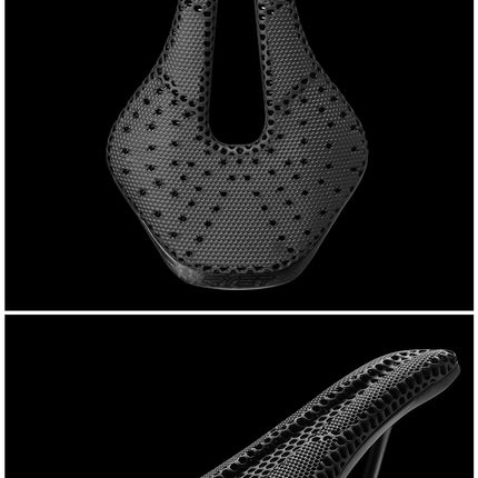 RYET 3D Printed Ultralight Carbon Saddle  Hollow, Comfortable Cushion for MTB & Road Racing
